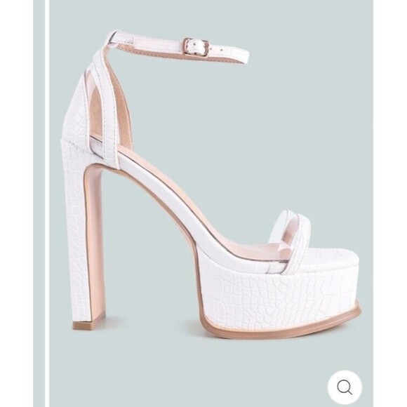 london rag Shoes - London Rag Size 8 Cutlass High Heeled Chunky Sandals